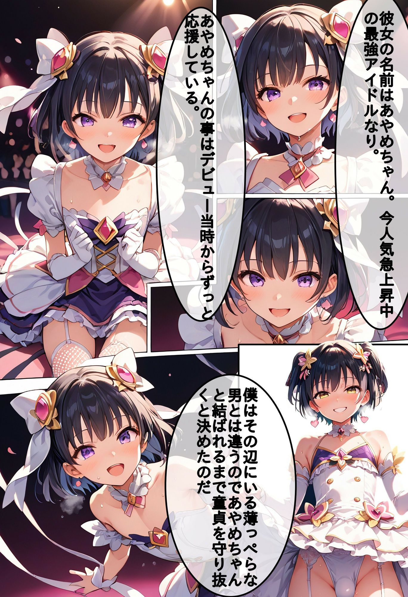 女の子のフリをしてファンを騙す性悪な男の娘アイドルは僕のおち〇ぽでわからせてやるのだ 画像3